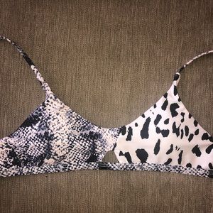 Zaful Swim - ZAFUL Snakeskin/Cheetah Bikini Top 💕 Zaful Swim - ZAFUL Snakeskin/Cheetah Bikini Top 💕